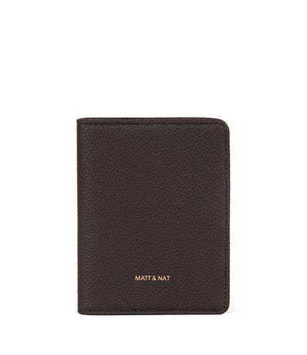 ROW Vegan Passport Holder - Grain | Color: Fudge - variant::fudge