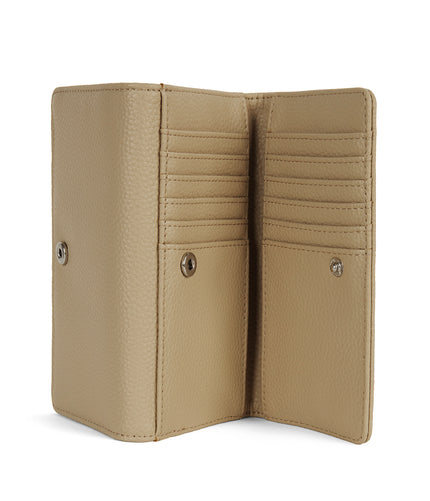 MAIRI Vegan Wallet - Grain | Color: Almond - variant::almond