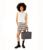 SEVYN Vegan Satchel - Grain | Color: Black - variant::black