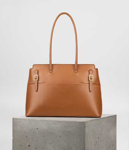 ADRIA Vegan Tote Bag - UPPEAL™ | Color: Nutty - variant::nutty