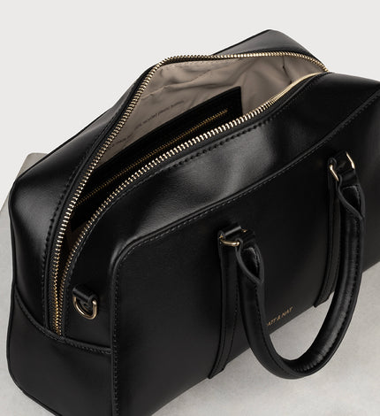CECILE Vegan Satchel - UPPEAL™ | Color: Black - variant::black