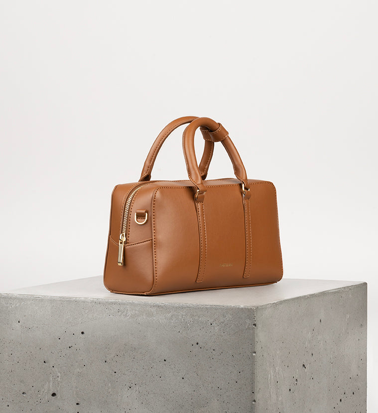 CECILE Vegan Satchel - UPPEAL™ | Color: Nutty - variant::nutty