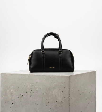 CECILE SM Vegan Satchel - UPPEAL™ | Color: Black - variant::black