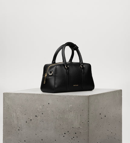 CECILE SM Vegan Satchel - UPPEAL™ | Color: Black - variant::black