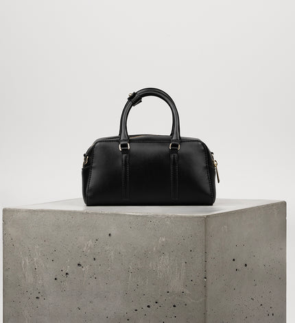 CECILE SM Vegan Satchel - UPPEAL™ | Color: Black - variant::black