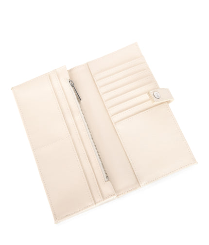 SOSI Vegan Folded Wallet - Arbor | Color: White, Beige - variant::macadamia