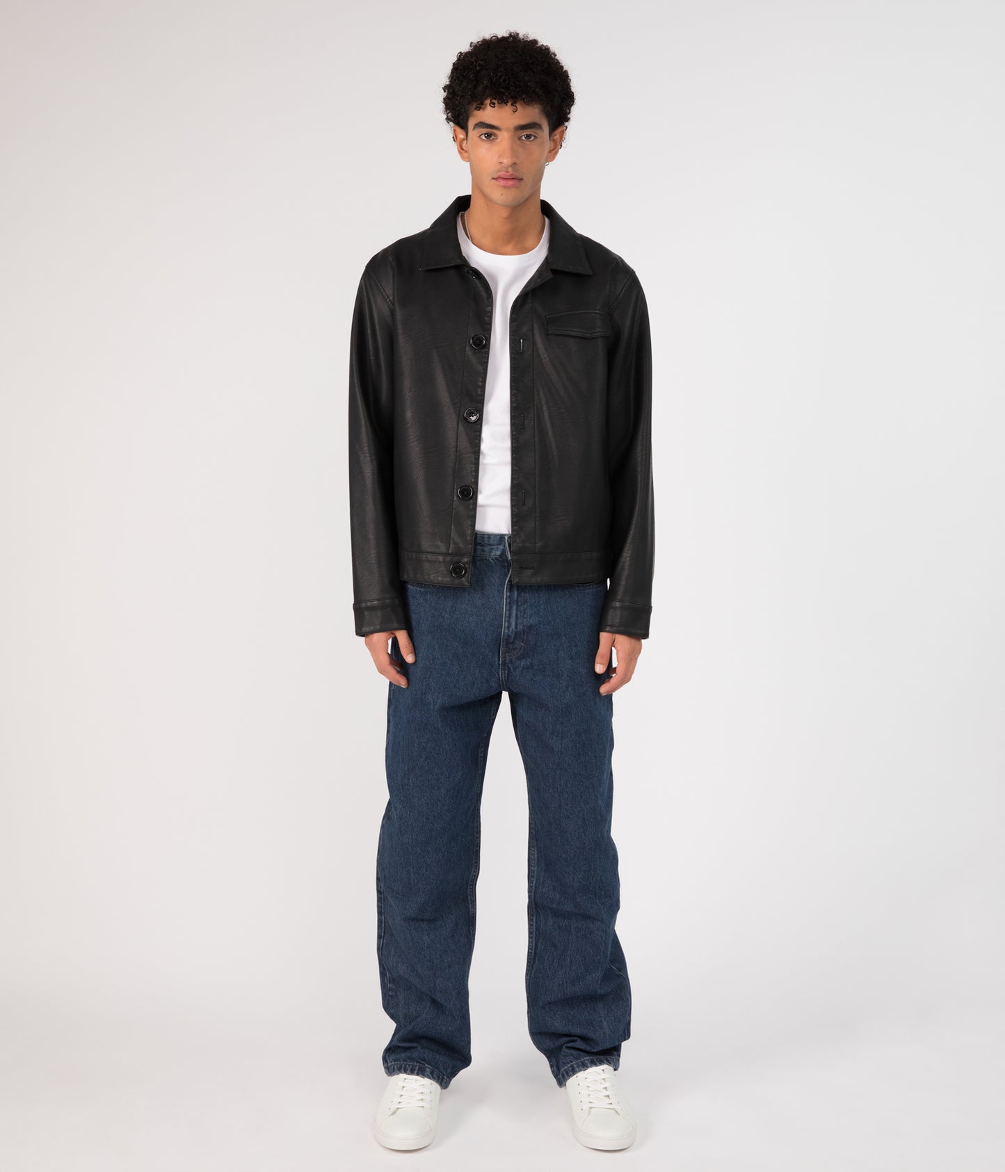 NIRO Men's Vegan Jacket | Color: Black - variant::black