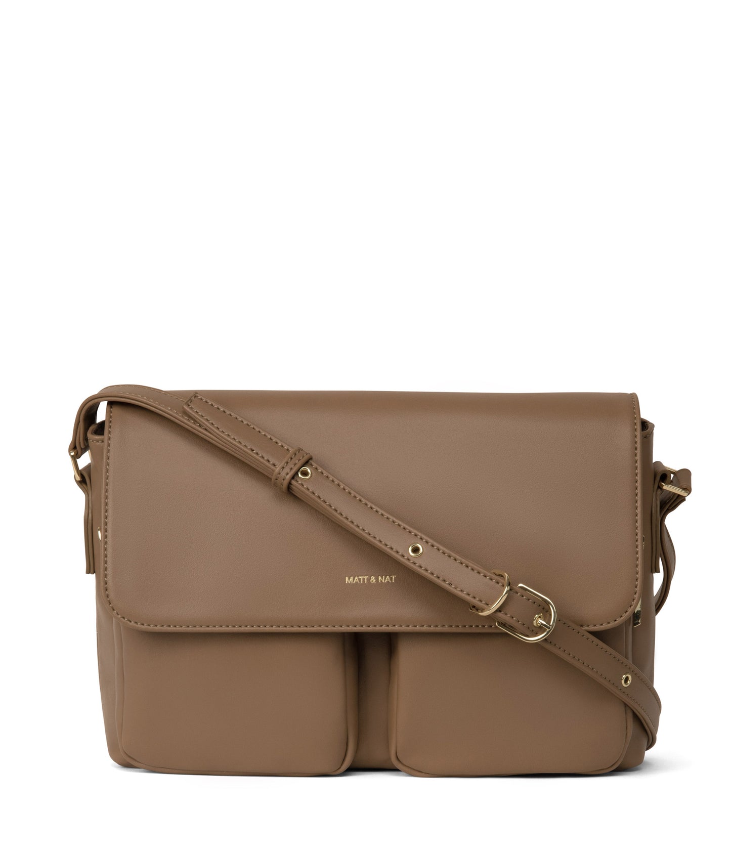 PEPI Vegan Crossbody Bag - Sol | Color: Brown - variant::twig