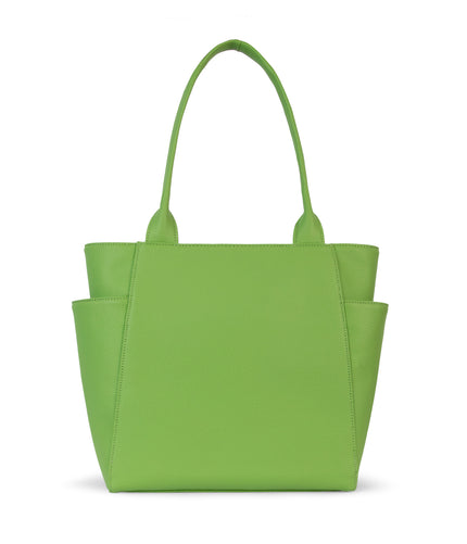IONA Vegan Tote Bag - Grain | Color: Green - variant::peppermint