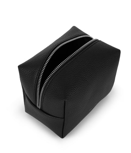 BLAIRSM Small Vegan Toiletry Case - Grain | Color: Black - variant::black