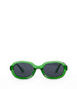 AARA Geometric Recycled Sunglasses | Color: Green - variant::green