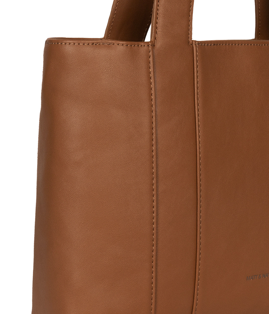 GARNI Vegan Tote Bag - Forum | Color: Rum- variant::rum