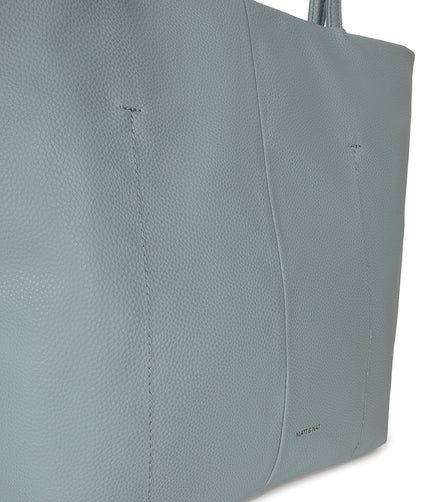 NATALIA Vegan Tote Bag – Grain | Color: Aquamarine - variant::aquamarine