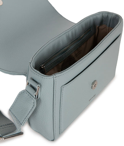 SUNNY Vegan Shoulder Bag – Grain | Color: Aquamarine - variant::aquamarine