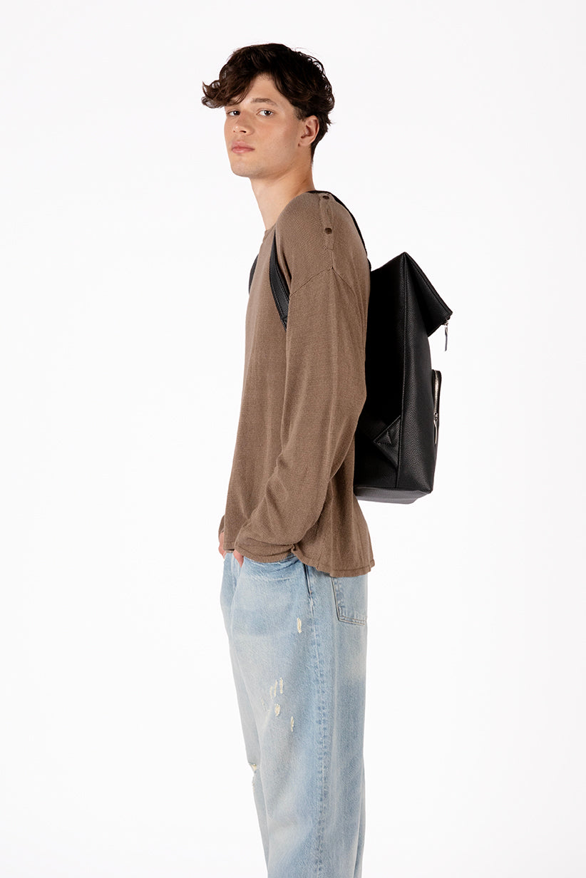 ARD Vegan Backpack - Grain | Color: Black - variant::black
