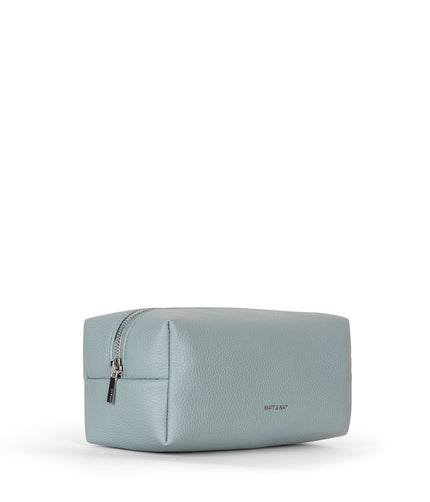 BLAIR Vegan Toiletry Case - Grain | Color: Aquamarine - variant::aquamarine