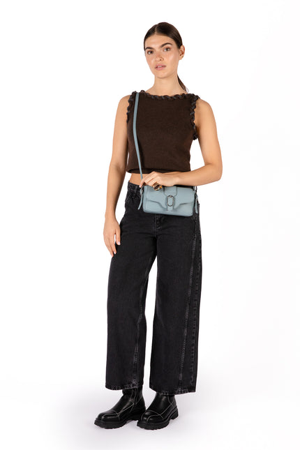 ISABELLE SM Vegan Crossbody Bag – Grain | Color: Plateau - variant::plateau
