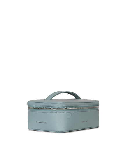 JULE Vegan Vanity Case - Grain | Color: Aquamarine - variant::aquamarine