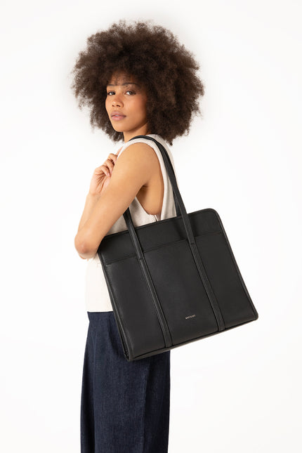LUSIK Vegan Tote Bag – Grain | Color: Olivine - variant::olivine
