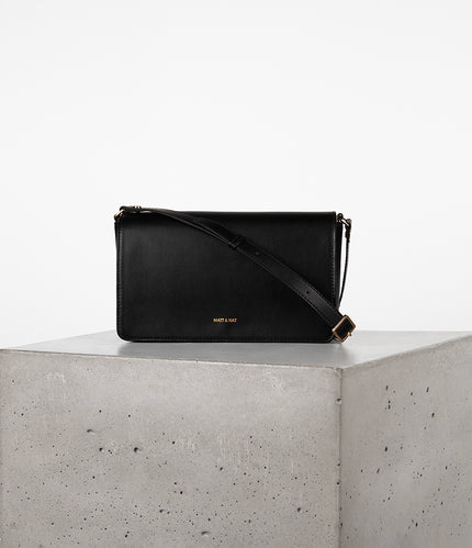 THERESA LG Vegan Crossbody - UPPEAL™ | Color: Black - variant::black