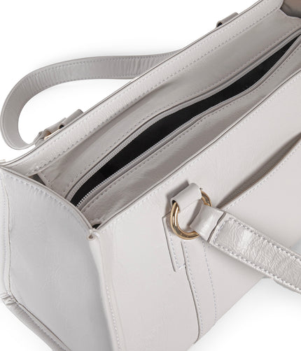 ZARIA Vegan Tote Satchel Bag - Theme | Color: Glaze - variant::glaze
