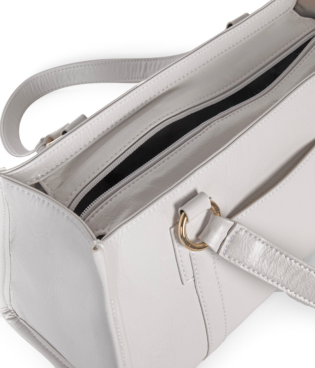 ZARIA Vegan Tote Satchel Bag - Theme | Color: Glaze - variant::glaze