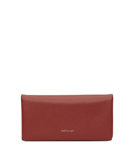 VERSO Vegan Wallet - Loom | Color: Red - variant::gala