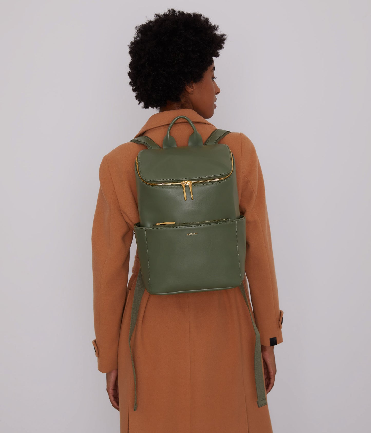 BRAVE MICRO Vegan Crossbody Bag - Loom | Color: Green - variant::stem