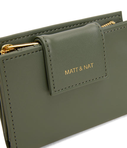 CRUISESM Small Vegan Wallet - Loom | Color: Green - variant::stem