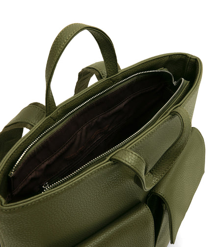 MYRON Vegan Backpack - Purity | Color: Green - variant::meadow