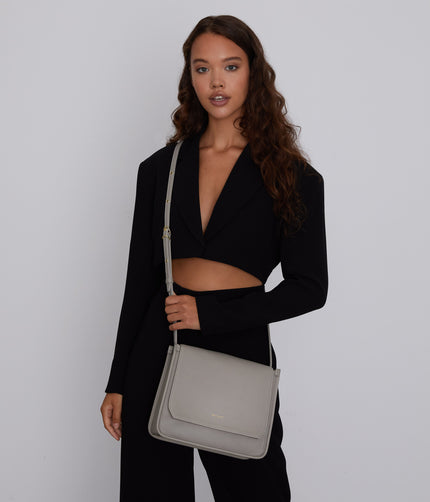 LEV Vegan Crossbody Bag - Vintage | Color: Grey - variant::wave
