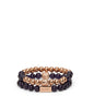 CALMING Bead & Charm Bracelet | Color: Purple - variant::purple