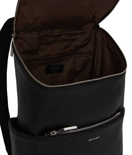 BRAVE MICRO Vegan Crossbody Bag - Loom | Color: Black - variant::black