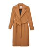 EVIE Women's Vegan Wool Coat | Color: Brown - variant::camel