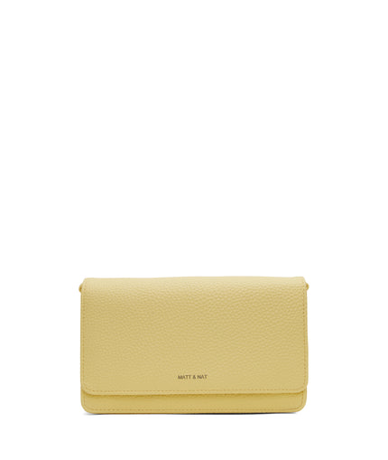 BEE Vegan Crossbody Bag - Purity | Color: Yellow - variant::daffodil