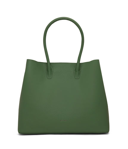 KRISTA Vegan Satchel - Purity | Color: Green - variant::herb