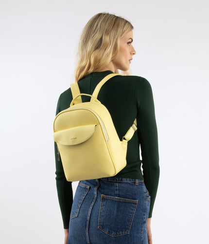 HARLEM Small Vegan Backpack - Purity | Color: Red - variant::passion