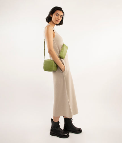 SWAE Vegan Crossbody Bag - Vintage | Color: Green - variant::frog