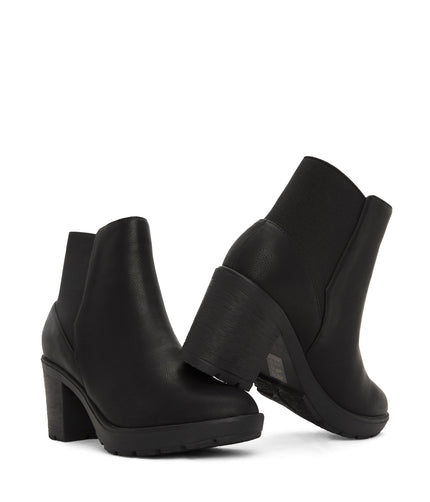 MONTROYAL Women's Vegan Boots | Color: Black - variant::black