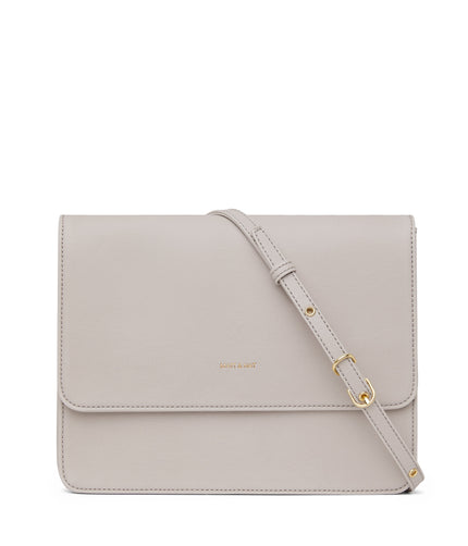 LYSA Vegan Crossbody Bag - Vintage | Color: Grey - variant::pearl