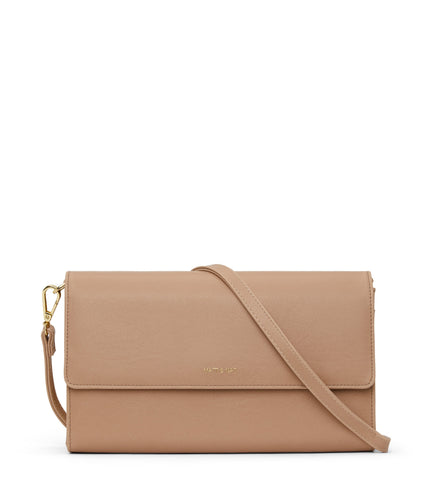 DREWLG Large Vegan Crossbody Bag - Vintage | Color: Beige - variant::seed