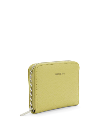 RUE Small Vegan Zip Wallet - Purity | Color: Green - variant::pear