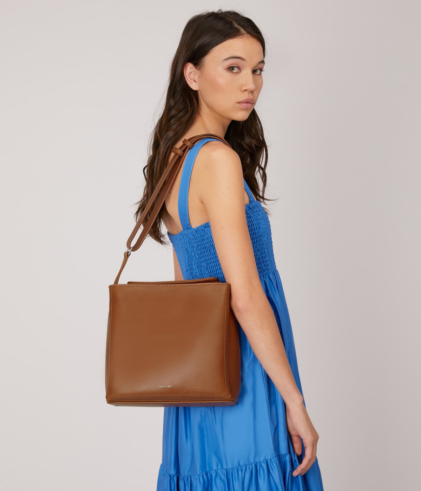 LORO Vegan Shoulder Bag - Vintage | Color: Pink - variant::pastel