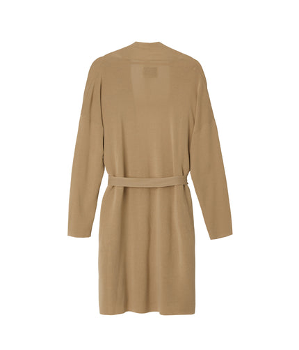 CAROL Long Sleeve Cardigan | Color: Tan - variant::tan