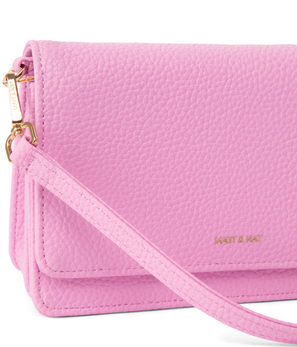 BEE Vegan Crossbody Bag - Purity | Color: Pink - variant::flora
