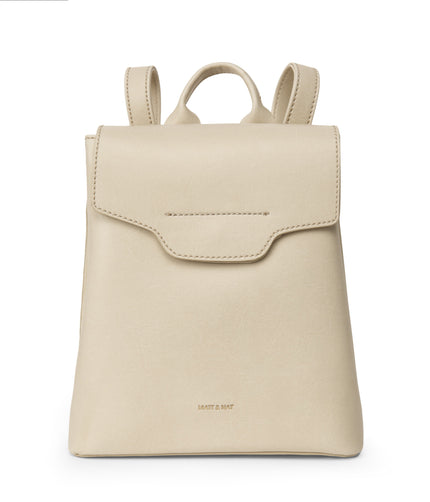 CHELLE Small Vegan Backpack - Vintage | Color: White - variant::vanilla