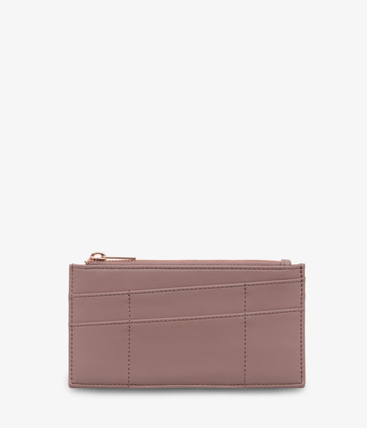 NOLLY Vegan Wallet - Loom | Color: Purple - variant::mahogany
