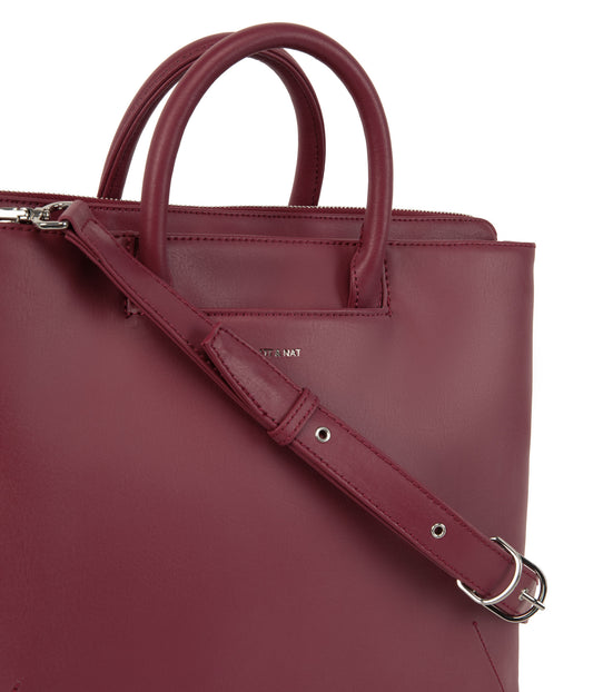 KINTLA Vegan Satchel - Arbor  | Color: Red - variant::beetroot
