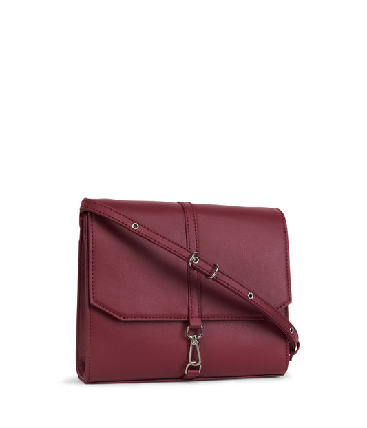 LAUREN Vegan Crossbody Bag - Arbor  | Color: Red - variant::beetroot