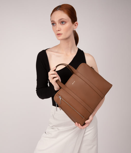 SONA Vegan Satchel - Arbor  | Color: Red - variant::beetroot